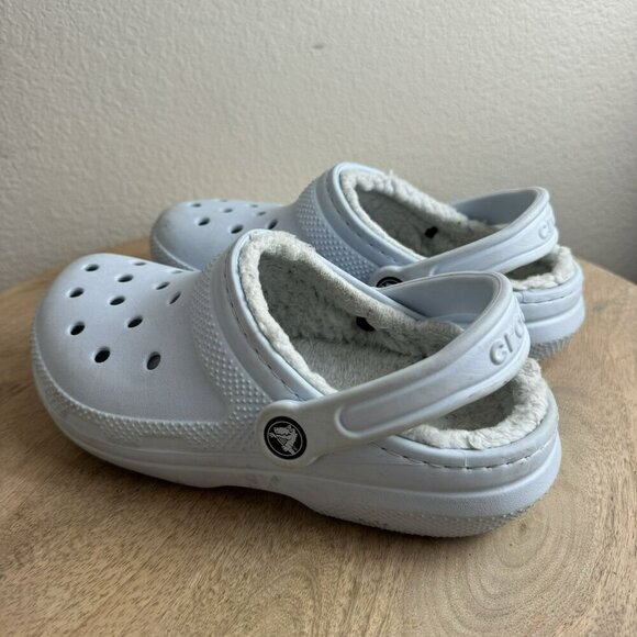 Crocs Classic Lined Clog Light Baby blue Womens‎ Size 6 Mens size 4 - Picture 3 of 8